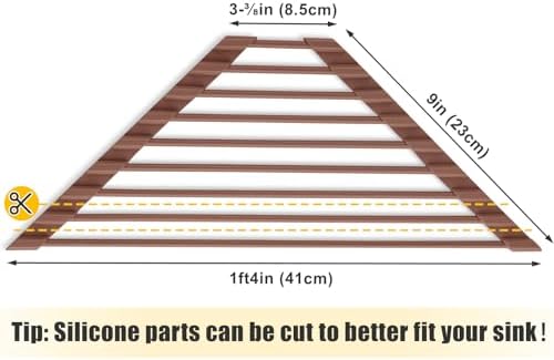 Tomorotec Triangle Roll Up Dish Drying Rack - Image 5