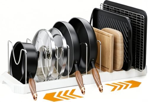 MUDEELA Pots and Pans Organizer under Cabinet by MUDEELA