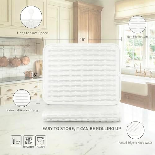 MicoYang Silicone Dish Drying Mat - Image 2