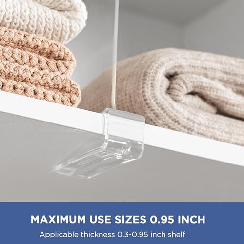 HBlife 1 Pack Clear Shelf Dividers, Vertical Purse Organizer - Image 4