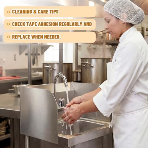 Lewtemi 2 Pcs 12" X 15" Sink Splash Guard - Image 5