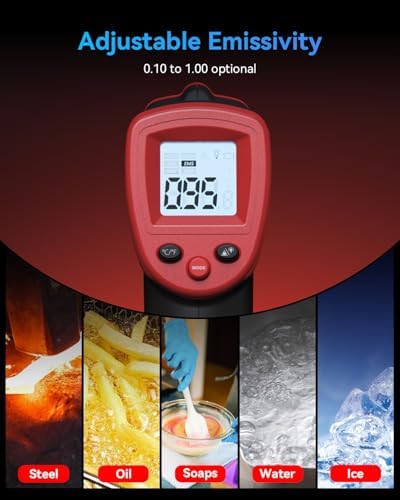 Wintact Infrared Thermometer, Digital Surface Temperature Gun -58℉ to 1094℉ - Image 5