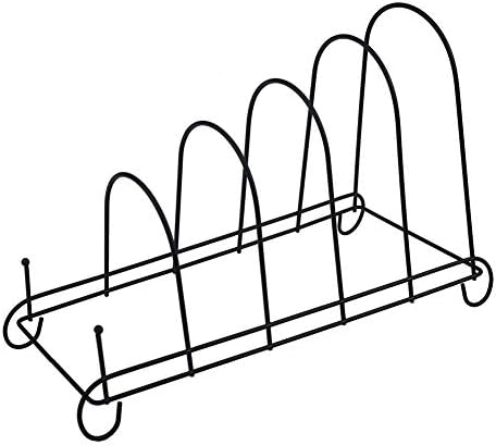 Artliving 5-Tier Metal Scrollwork Dish Rack Plate Rack Display Stand Holder - Image 3