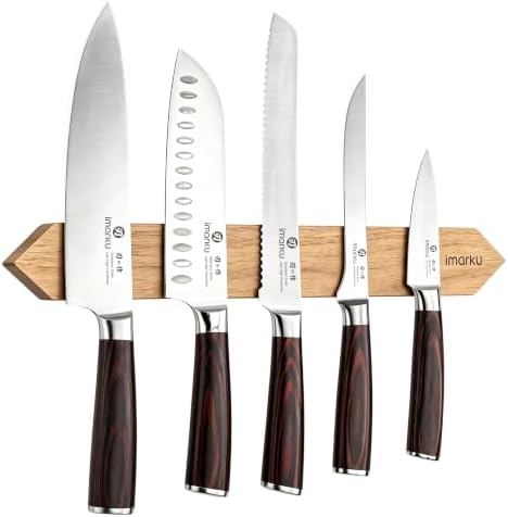 imarku 5PCS Kitchen Knife Set, Japanese Knife Set - Image 4