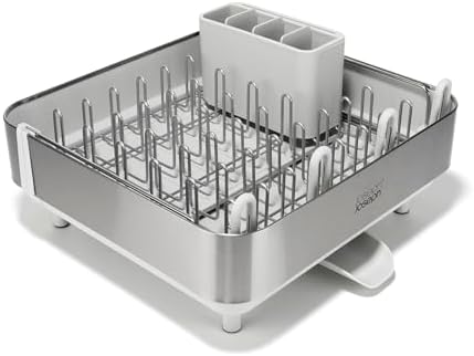 Joseph Joseph Extend Steel Plus Extendable Dish Rack Steel, Small to Large Dish - Image 2