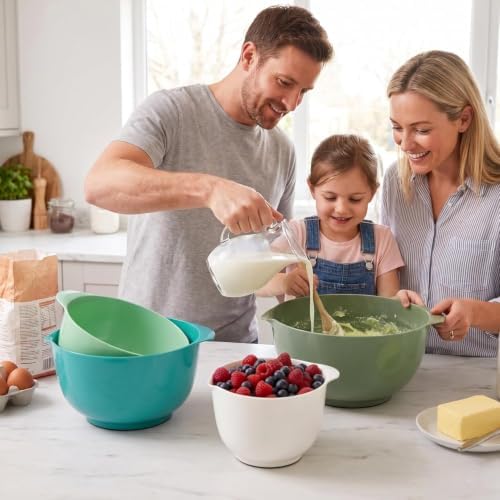BoxedHome Classic Mixing Bowl Set, Microwave Safe, 3.5 quarts - Image 2