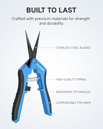 Fondwell 6.5" Small Pruning Shears - Image 6