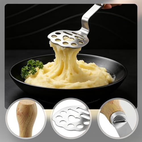 2pcs Mini Potato Masher, Stainless Steel - Image 3