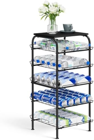 Vrisa 5 Tier Water Bottle Storage Rack Vertical Freestanding Bottled Water by Vrisa
