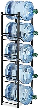 LIANTRAL Water Cooler Jug Rack, 5-Tier Heavy Duty Water Bottle Holder Storage by LIANTRAL