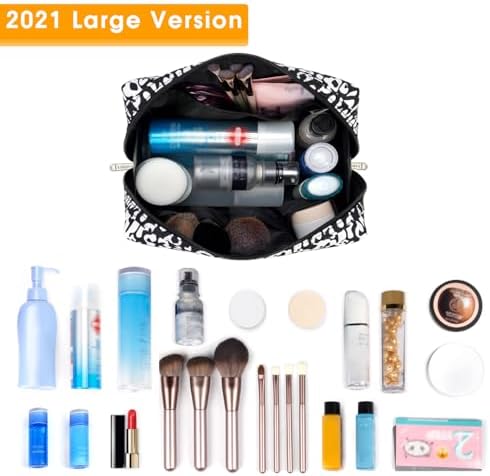 Narwey Makeup Bag Travel Toiletry Bag, Cosmetic Bag - Image 2