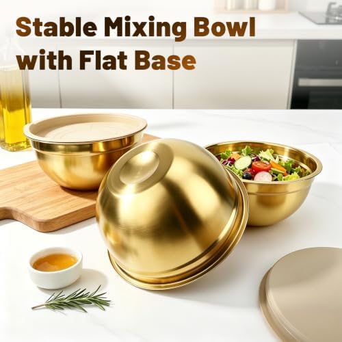 Beasea 2.5 QT Stainless Mixing Bowls - Image 5