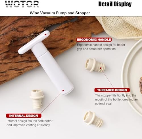 WOTOR Wine Saver Vacuum Pump - Image 3