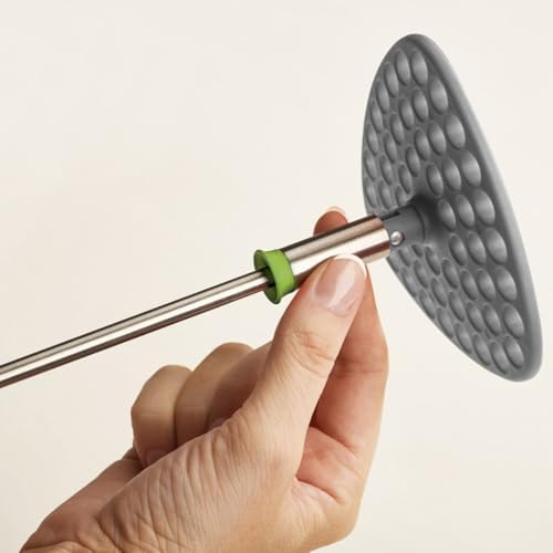 Joseph Joseph Delta Folding Nylon Head, Space Saving Potato Masher, Stores Flat - Image 2