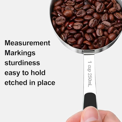 Bopei 10-Pcs Stainless Steel Measuring Cups & Spoons Set - Image 5