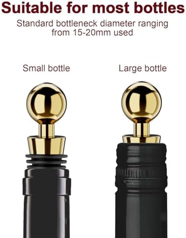 Wine Stoppers for Wine Bottles 6Pcs Vacuum Wine Bottle Stopper - Image 4