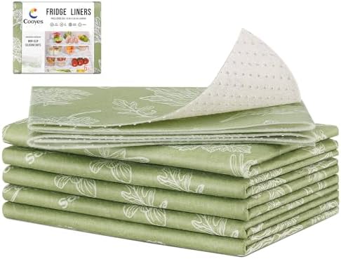 Cooyes Shelf Liner for Refrigerator & Drawer, Non-Adhesive Cabinets Liner for by Cooyes
