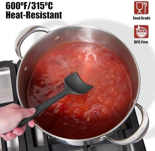 Doosu 600°F Heat Resistant Silicone Large Spoon - Image 3