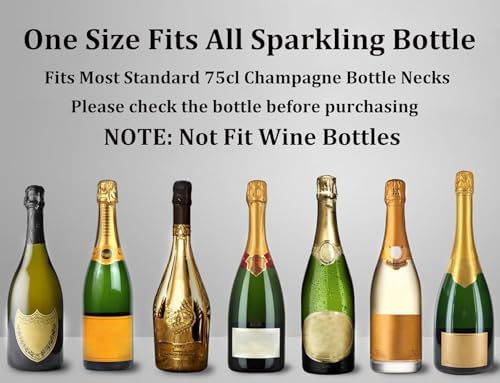Champagne Stoppers for Bottles, Pafusen Champagne Sealer Stopper, Stainless - Image 6