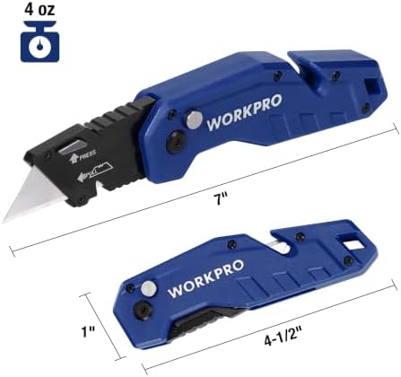 WORKPRO Folding Utility Knife - Image 4