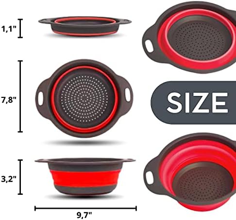 Round Collapsible Colander - Image 2