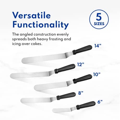 New Star Foodservice Angled Icing Spatula, 8 Inch Blade, 13 Inch Overall - Image 6
