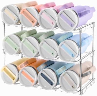 Stackable Water Bottle Organizer by Unknown