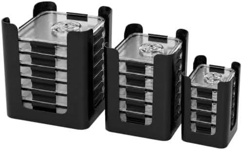 Lid Organizer for Brilliance Nap-on Lid, Fits 4.7 & 3.2 Cup, 1.3 Cup, 0.5 Cup by Unknown