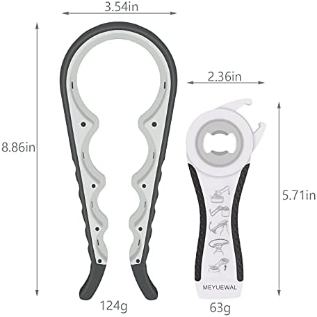 Jar Opener Bottle Opener for Weak Hands, 5 in 1 Multi-Function Can Opener - Image 3