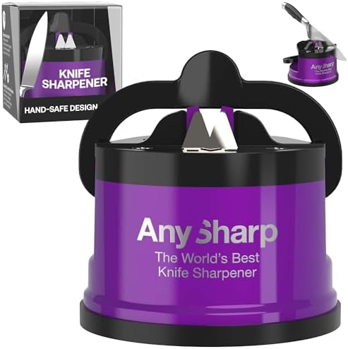 AnySharp – Pro – Easy to Use, Hands Free Knife Sharpener by AnySharp