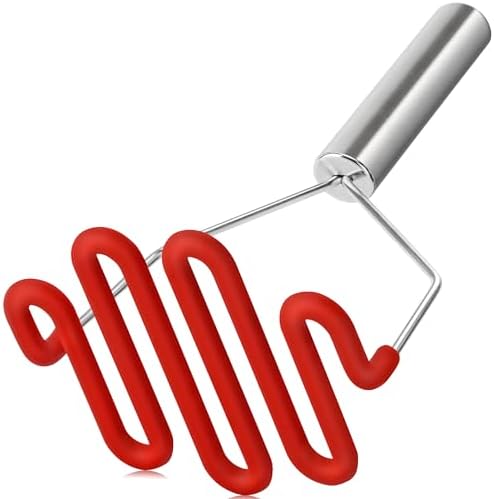 Urbanstrive Non-Scratch Silicone Potato Masher Kitchen Tool, Potatoes Masher by Urbanstrive