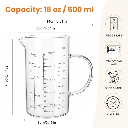 Graduated Glass Measuring Cup - Image 2
