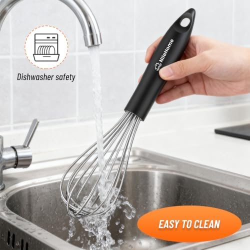 NileHome Whisk Set 8" 10" 12" Kitchen Whisk - Image 5