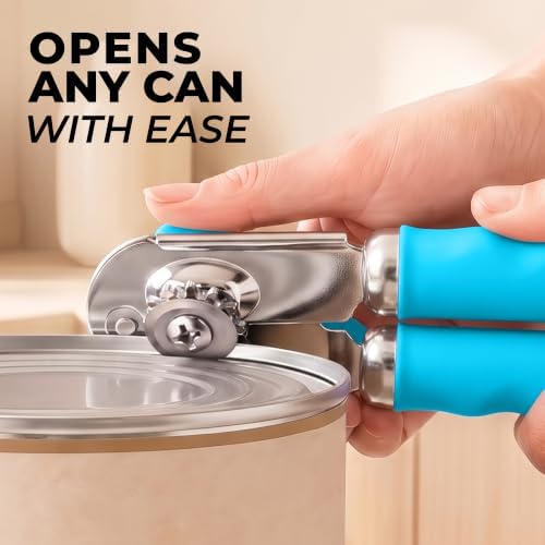 Zulay Kitchen Stainless Steel Swing Open Manual Can Opener Comfortable Grip - Image 2