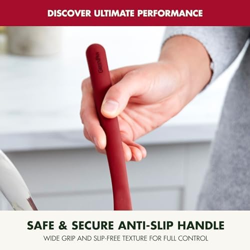 GreenPan Silicone Fish Turner Spatula, Slotted Cooking Kitchen Utensil - Image 5