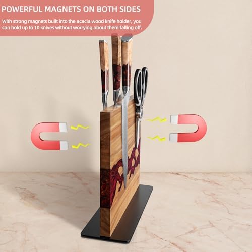 FINDKING Magnetic Knife Block, Double Sided Holder, Powerful Magnet Kitchen - Image 5