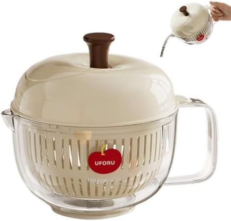 Salad Spinner- Wash, Salad Spinner Double Layer Vegetable Dryer Washer by Unknown
