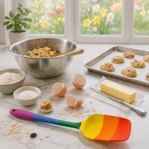 Cooking With Pride Non-Stick Spoon Spatula, Heat-Safe Silicone With Iron Core - Image 7