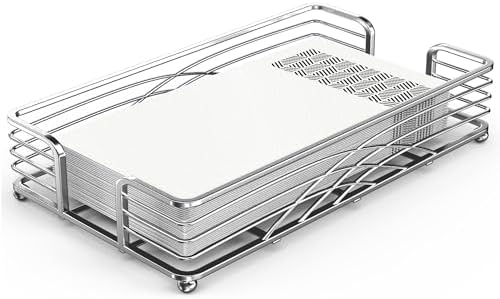 Guest Towel Holder Tray for Bathroom Countertop by levimetree