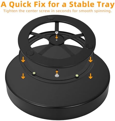 Metal Lazy Susan Organizer, 10 Inch Anti-Rust Turntable - Image 5