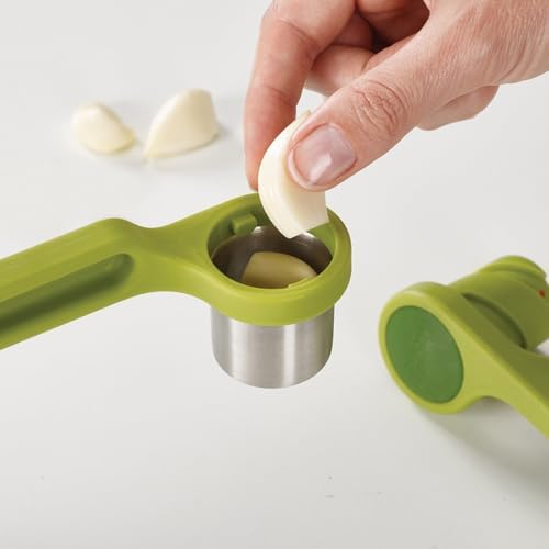 Joseph Joseph Helix Garlic Press Mincer Ergonomic Twist-Action Hand Juicer - Image 3