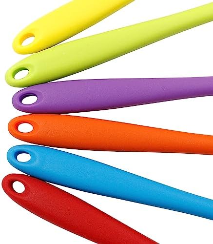 Jiozermi 6 Pcs Small Silicone Spoons - Image 4