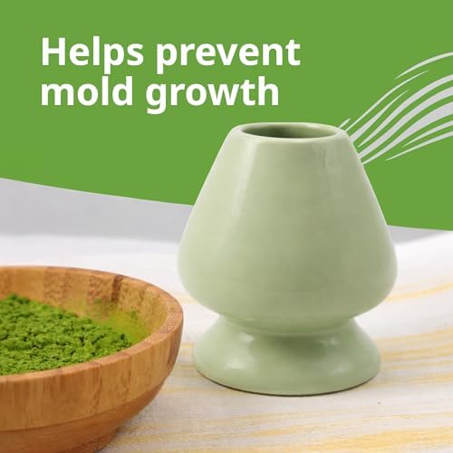 BlendWell Ceramic Matcha Whisk Stand, Protects Shape and Extends Whisk Life - Image 4