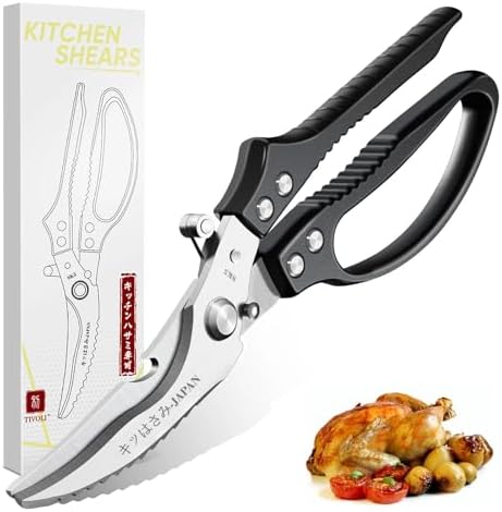 TIVOLI Multifunctional Poultry Shears Black by TIVOLI