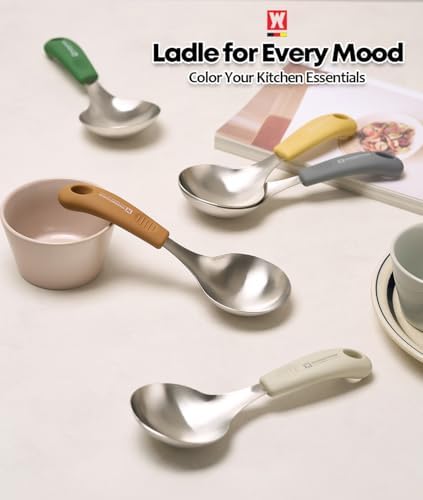 Short Stainless Steel Ladle 220mm – SUS304 Thick Deep Bowl Head - Image 7