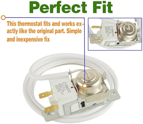 Upgraded 2198202 Cold Control Thermostat W10822278 Defrost Timer - Image 7