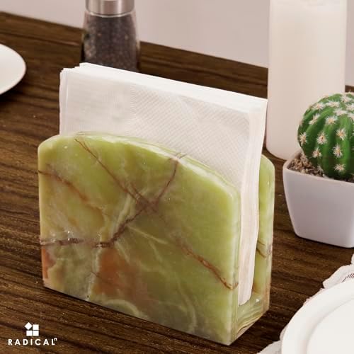 Radicaln Marble Napkin Holder for Table 6.5" Paper Napkin Dispenser Stand - Image 5