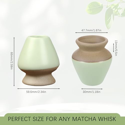 Ceramic Matcha Whisk Holder & Stand - Image 2