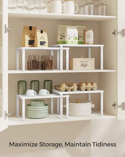 SONGMICS Cabinet Organizer Shelf, Kitchen Storage - Image 4
