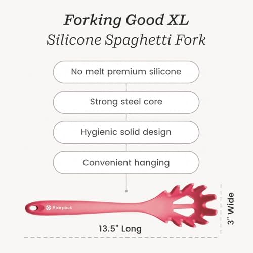 Starpack XL Premium Silicone Pasta Fork - Image 4